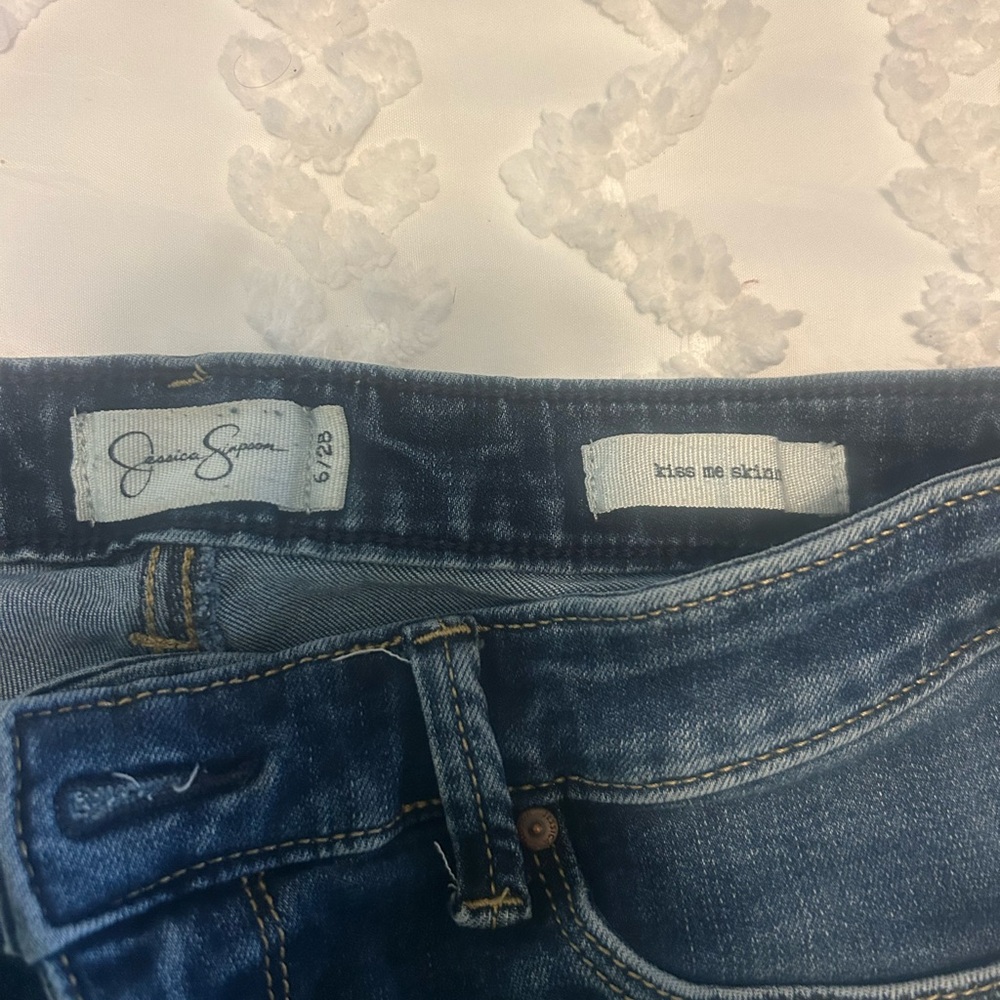Jessica Simpson Women's Skinny Jeans - Dark Blue